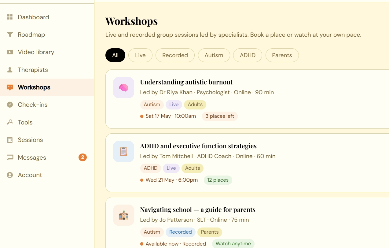 Group Workshops